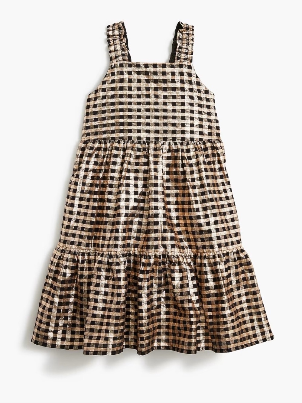 Crew Cuts Girls' jacquard tiered dress